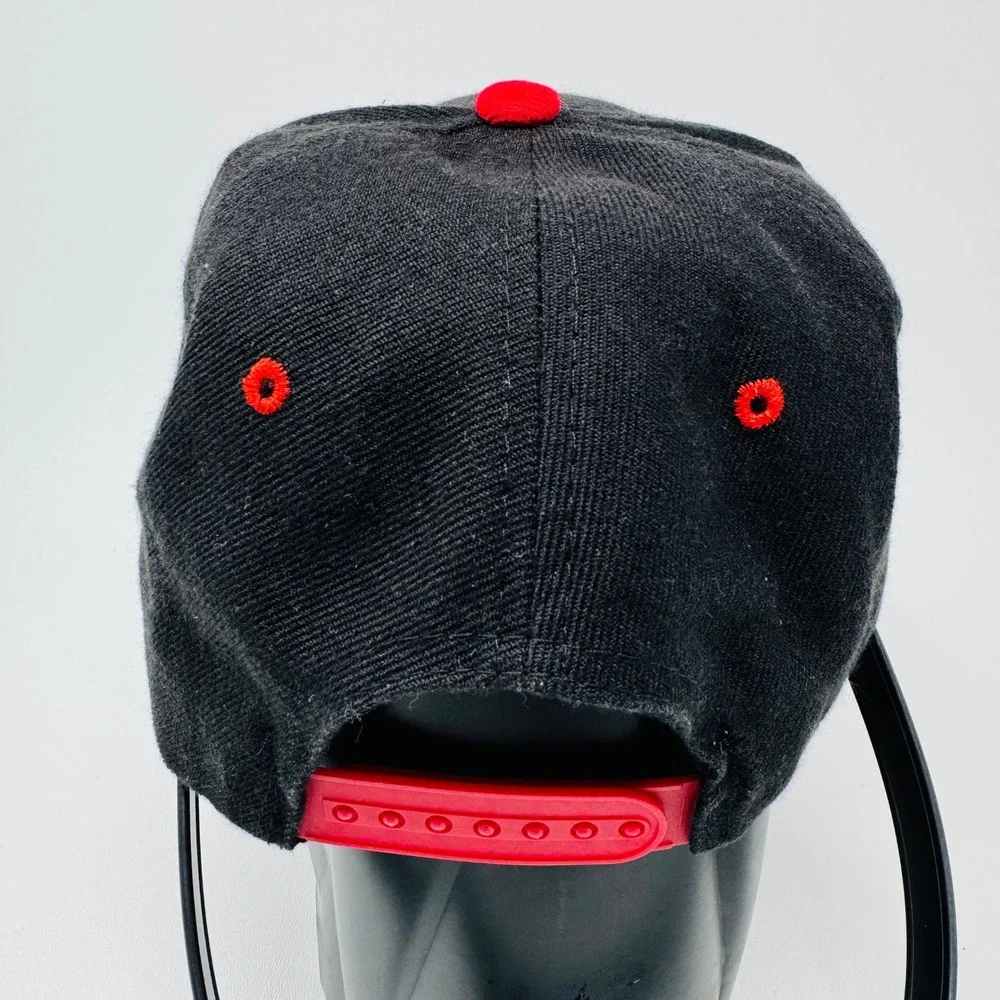 New York Yankees Snapback Hat Black Red Premium Headwear‎ Flat Brim Baseball Cap